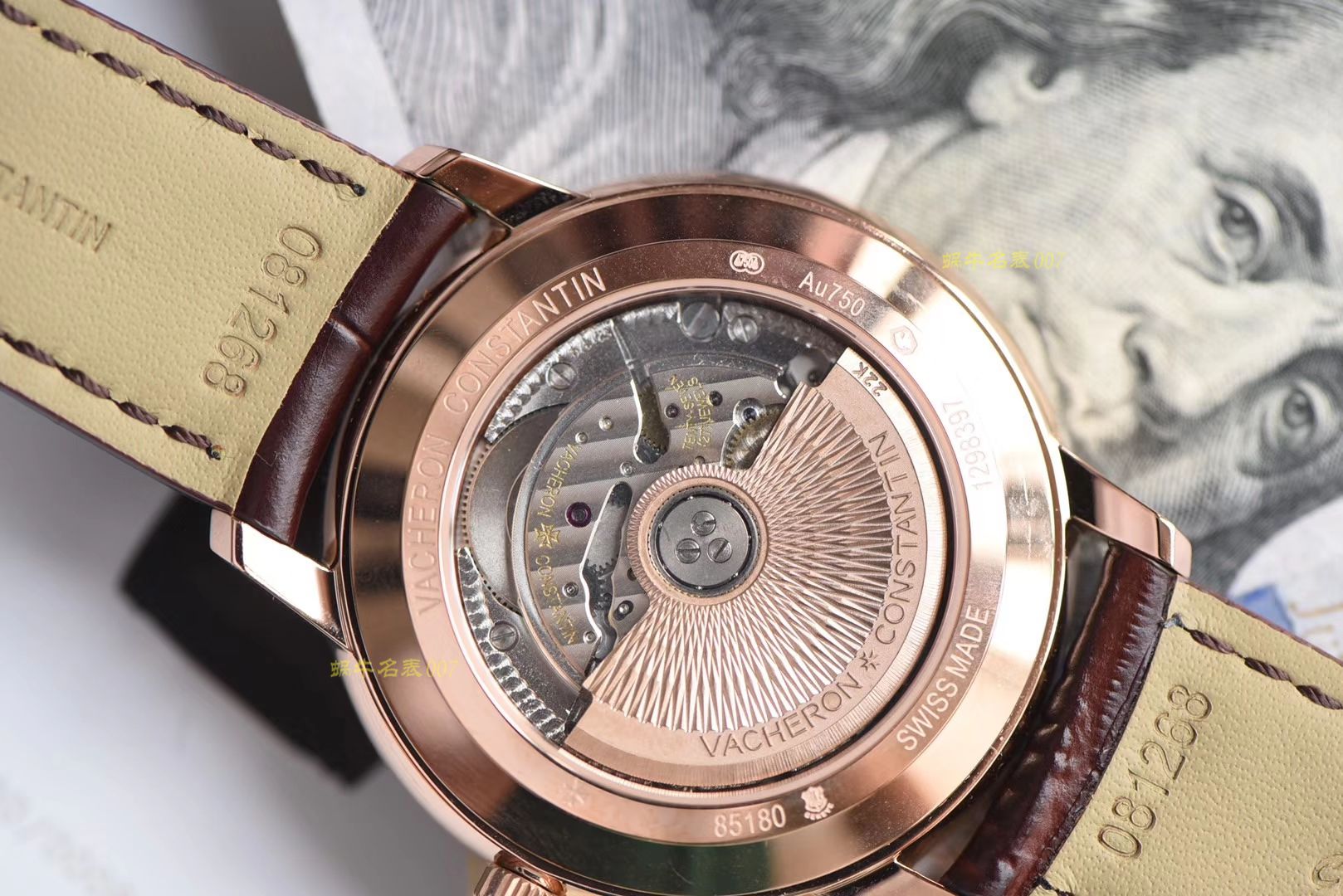 Vacheron Constantin  传承系列85180/000R-9248 wrist watch 【 top 高仿克隆手表】 / JS198