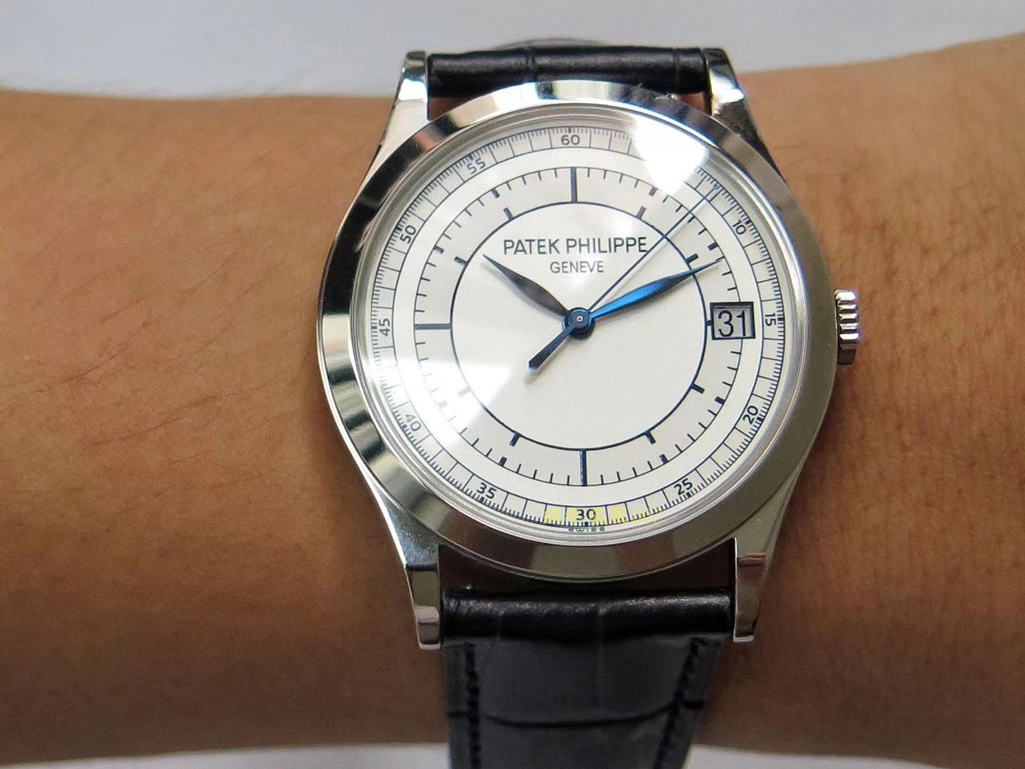 【ZF一比一超A高仿】 PATEK PHILIPPE 古典表系列5296G-001 白金 wrist watch  / BD236