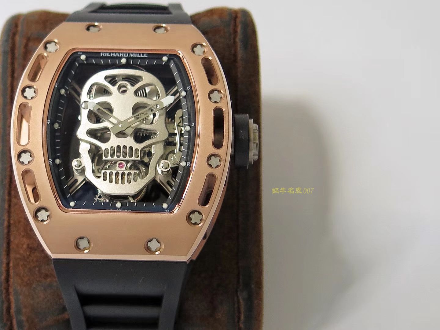 RICHARD MILLE  Richard Miller 男士系列RM 52-01 wrist watch 【 top 复刻高仿 RICHARD MILLE 骷髅头 Tourbillon 】 / RM052FD