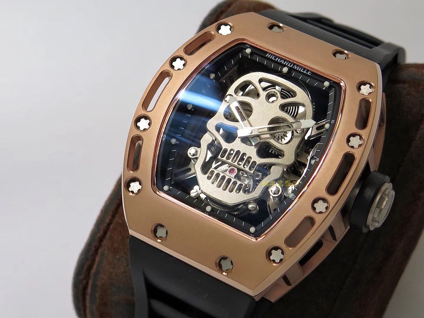 RICHARD MILLE  Richard Miller 男士系列RM 52-01 wrist watch 【 top 复刻高仿 RICHARD MILLE 骷髅头 Tourbillon 】 / RM052FD