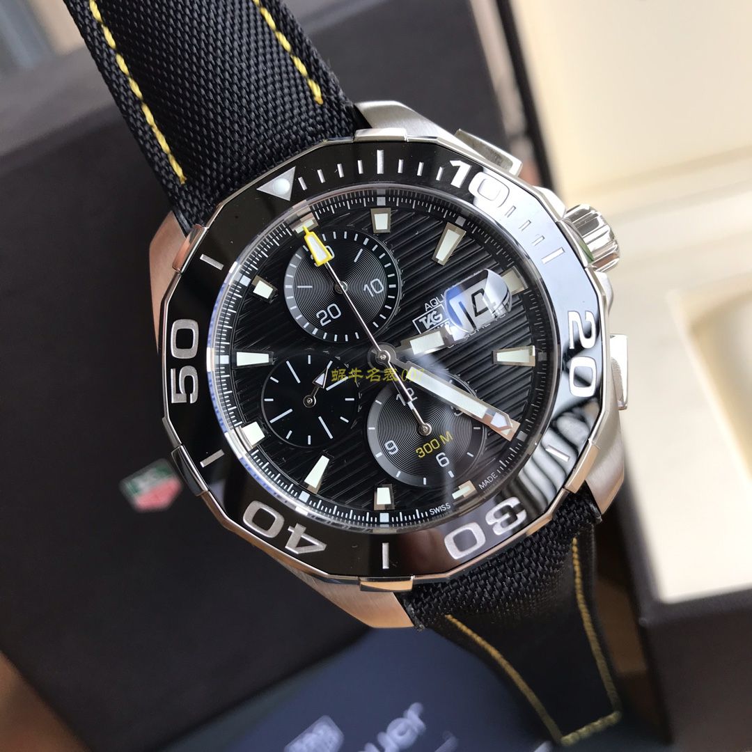 【 Video analysis 】 TAG Heuer 竞潜系列CAY211A.BA0927 wrist watch ，CAY211A.FC6361， TAG Heuer 竞潜系列原单计时机械表，搭载原装瑞士ETA7750机械 Movement  / TG065