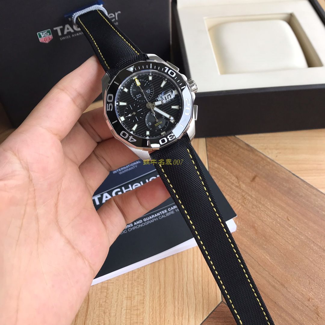 【 Video analysis 】 TAG Heuer 竞潜系列CAY211A.BA0927 wrist watch ，CAY211A.FC6361， TAG Heuer 竞潜系列原单计时机械表，搭载原装瑞士ETA7750机械 Movement  / TG065