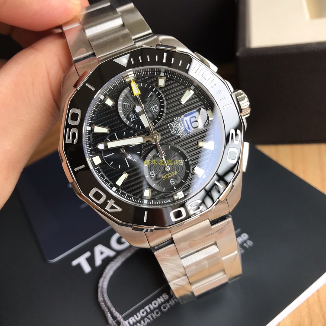 【 Video analysis 】 TAG Heuer 竞潜系列CAY211A.BA0927 wrist watch ，CAY211A.FC6361， TAG Heuer 竞潜系列原单计时机械表，搭载原装瑞士ETA7750机械 Movement  / TG065