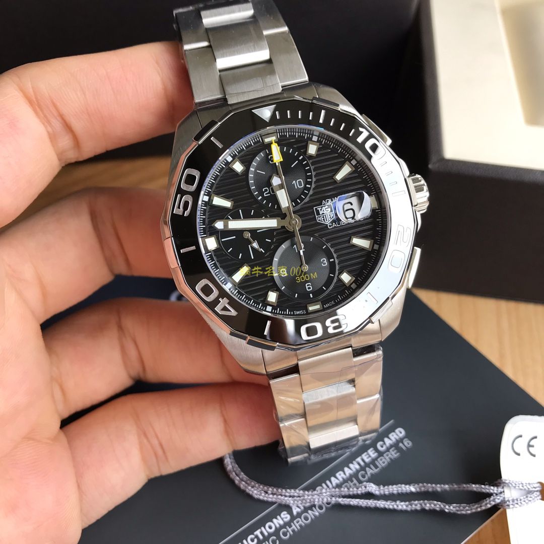 【 Video analysis 】 TAG Heuer 竞潜系列CAY211A.BA0927 wrist watch ，CAY211A.FC6361， TAG Heuer 竞潜系列原单计时机械表，搭载原装瑞士ETA7750机械 Movement  / TG065