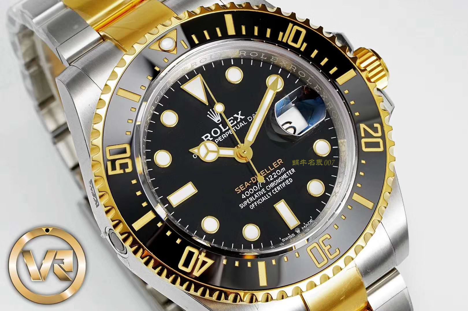  Rolex 海使型系列m126603-0001 wrist watch 【VR一比一超A高仿海使单红鬼王43MM K金版本包金】 / R303