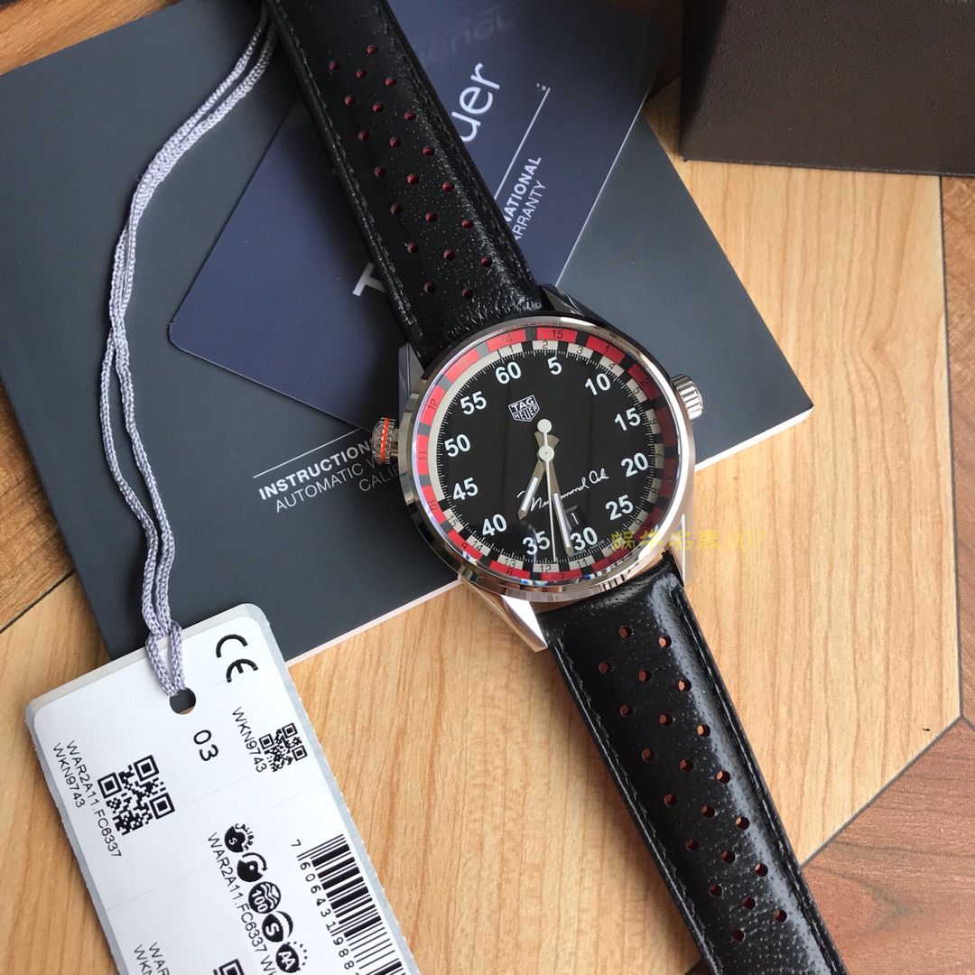 【渠道原单】 TAG Heuer 卡莱拉系列WAR2A11.FC6337 wrist watch  TAG Heuer 拳王阿里纪念款，WAR2A80.FC6337 wrist watch  / TG066