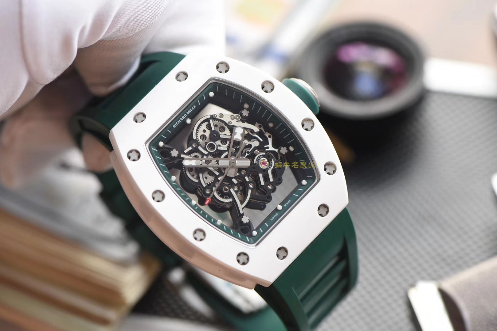 【 Video analysis 】RICHARD MILLE理查德摸了男士系列RM 055 wrist watch 【KV一比一超A精仿手表】 / RM055MWD