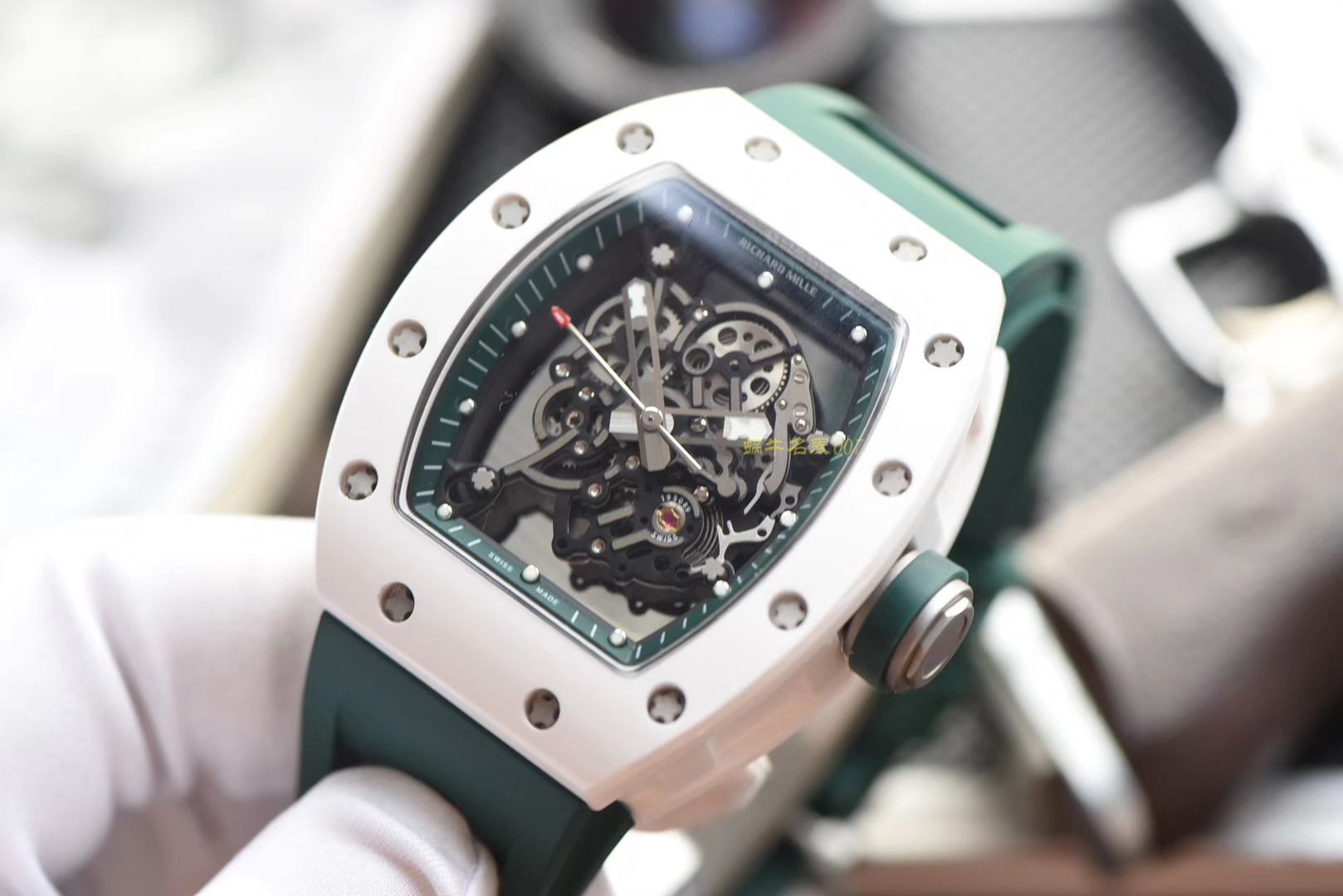 【 Video analysis 】RICHARD MILLE理查德摸了男士系列RM 055 wrist watch 【KV一比一超A精仿手表】 / RM055MWD