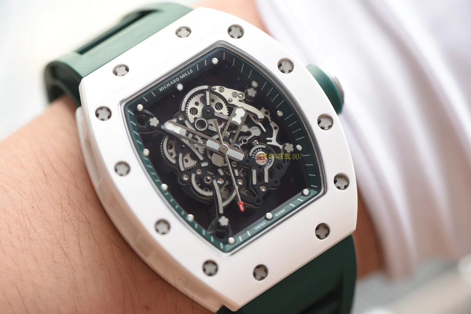 【 Video analysis 】RICHARD MILLE理查德摸了男士系列RM 055 wrist watch 【KV一比一超A精仿手表】 / RM055MWD