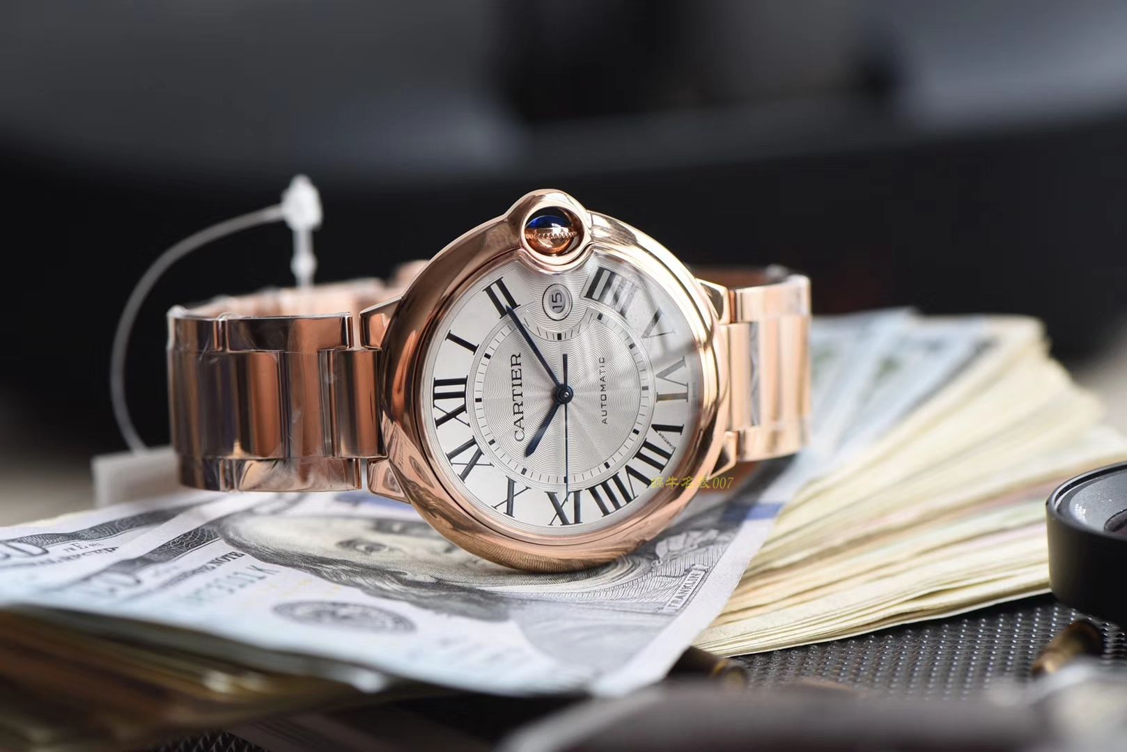  Cartier  Cartier  蓝气球系列W69006Z2 wrist watch 【一比一超A高仿手表】V6 Factory  top 蓝气球全玫瑰金款 / K210