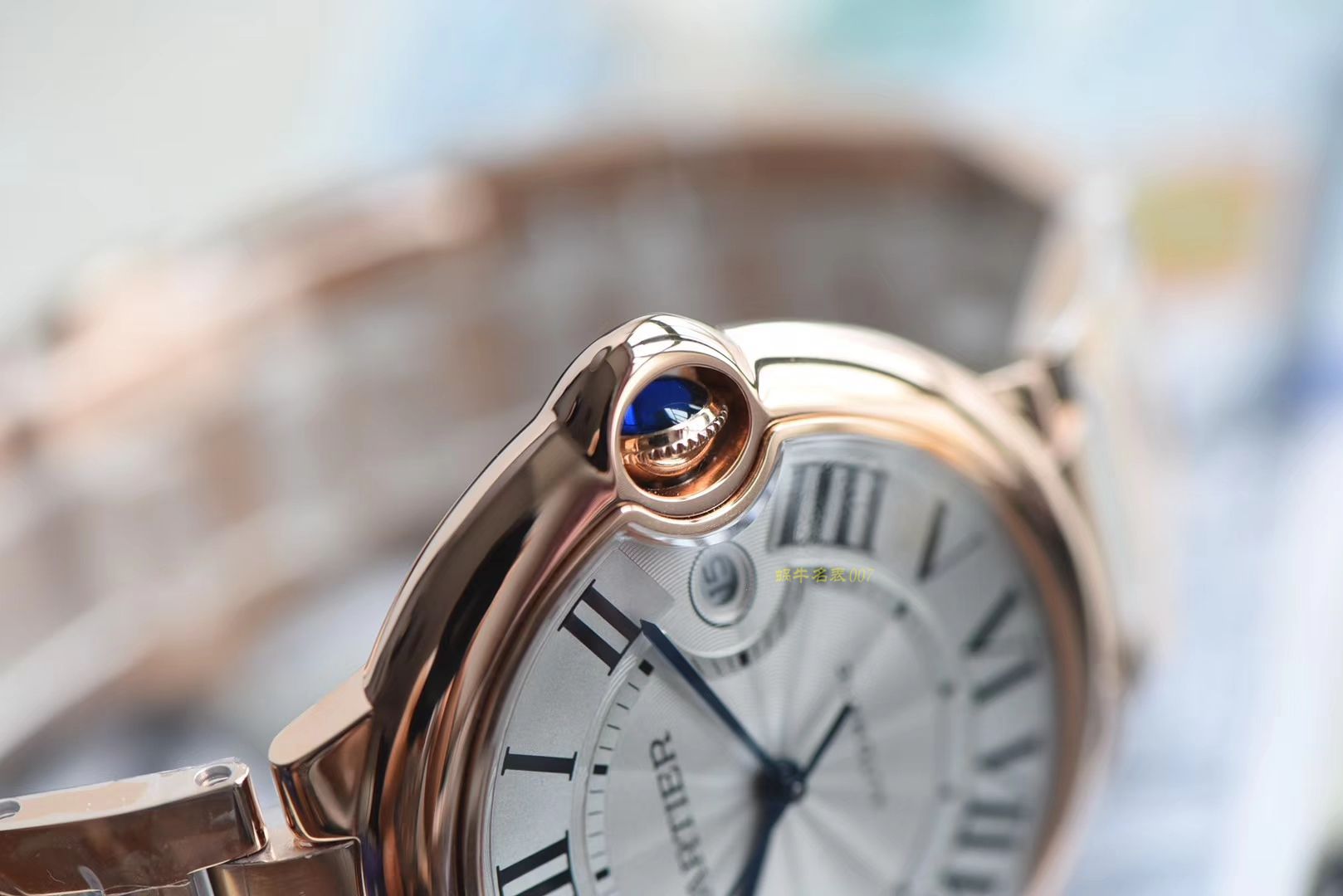  Cartier  Cartier  蓝气球系列W69006Z2 wrist watch 【一比一超A高仿手表】V6 Factory  top 蓝气球全玫瑰金款 / K210
