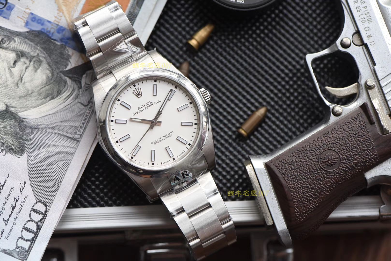  Rolex  oyster perpetual 动系列m114300-0004 wrist watch 【AR正品开模 复刻高仿手表完美细节  oyster perpetual 动904L精钢】 / R311
