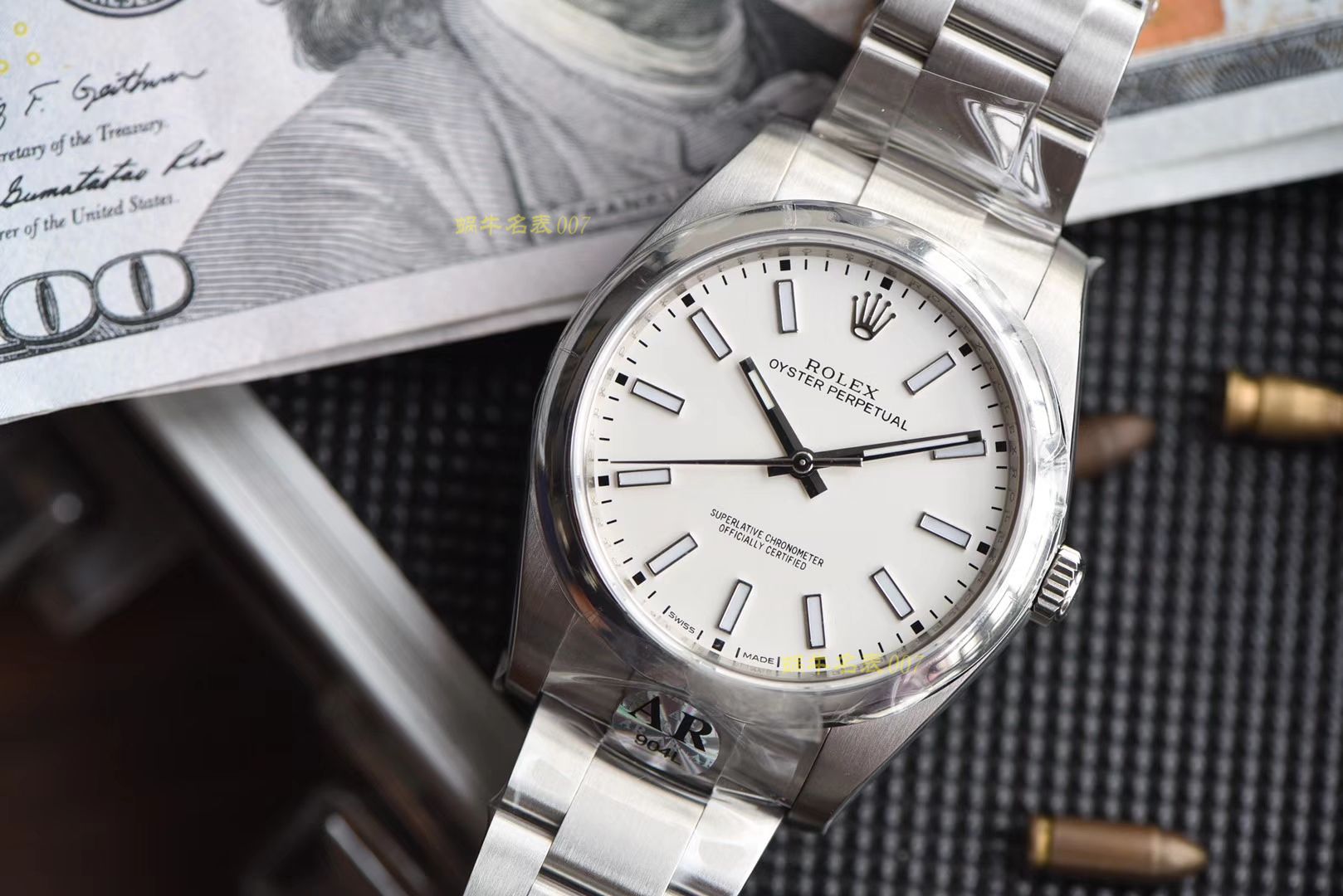  Rolex  oyster perpetual 动系列m114300-0004 wrist watch 【AR正品开模 复刻高仿手表完美细节  oyster perpetual 动904L精钢】 / R311
