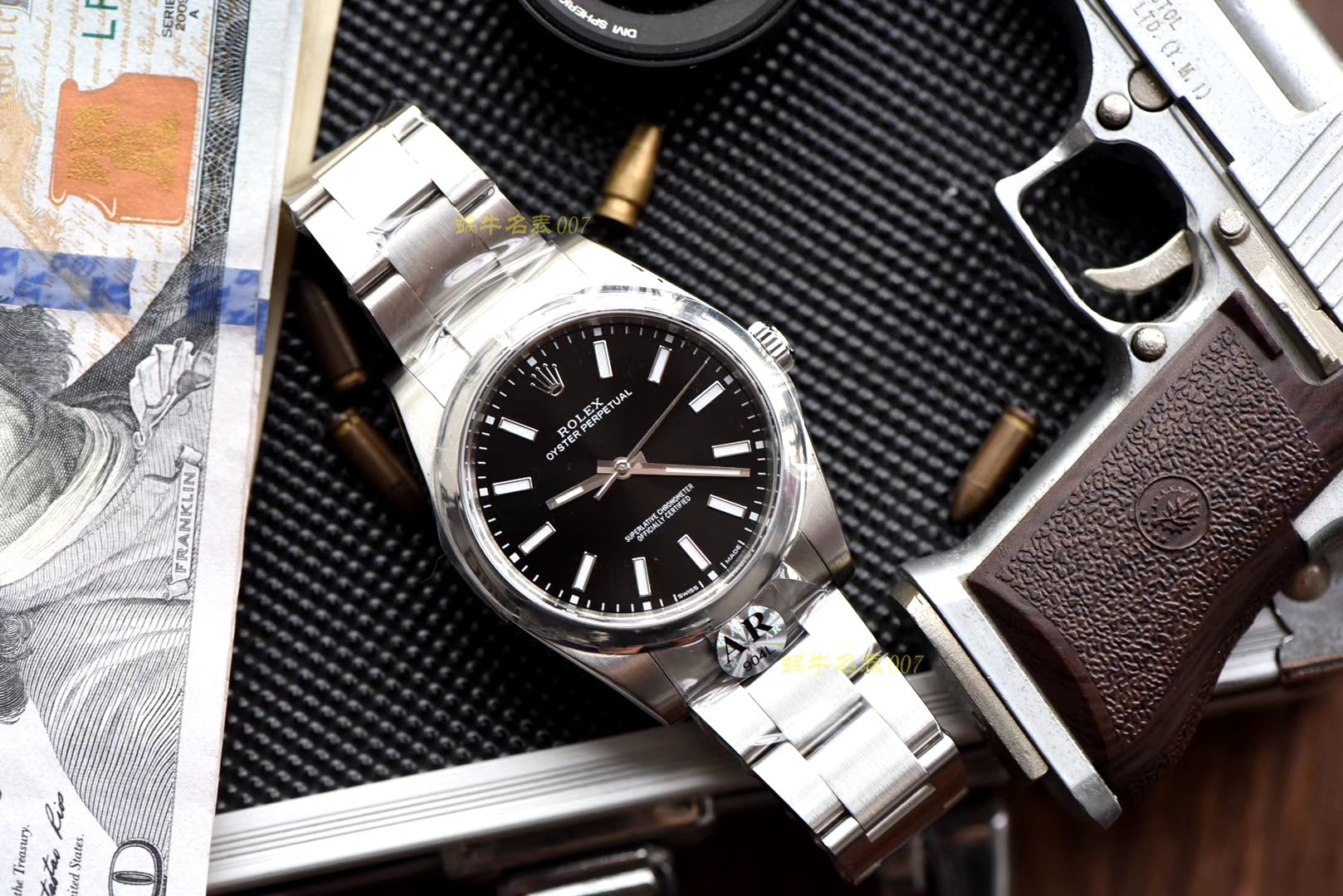  Rolex  oyster perpetual 动系列m114300-0005 wrist watch 【AR最高版本  oyster perpetual 动39毫米904L精钢】一比一复刻高仿 / R307