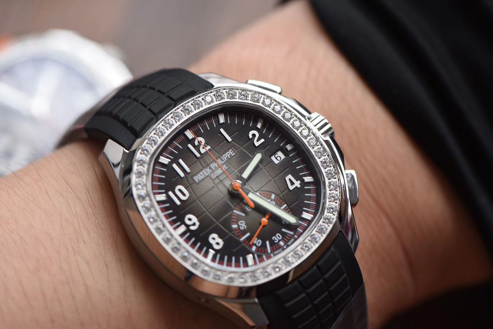  PATEK PHILIPPE AQUANAUT系列5968A-001计时 wrist watch 【YL一比一超A高精仿】 / BD238