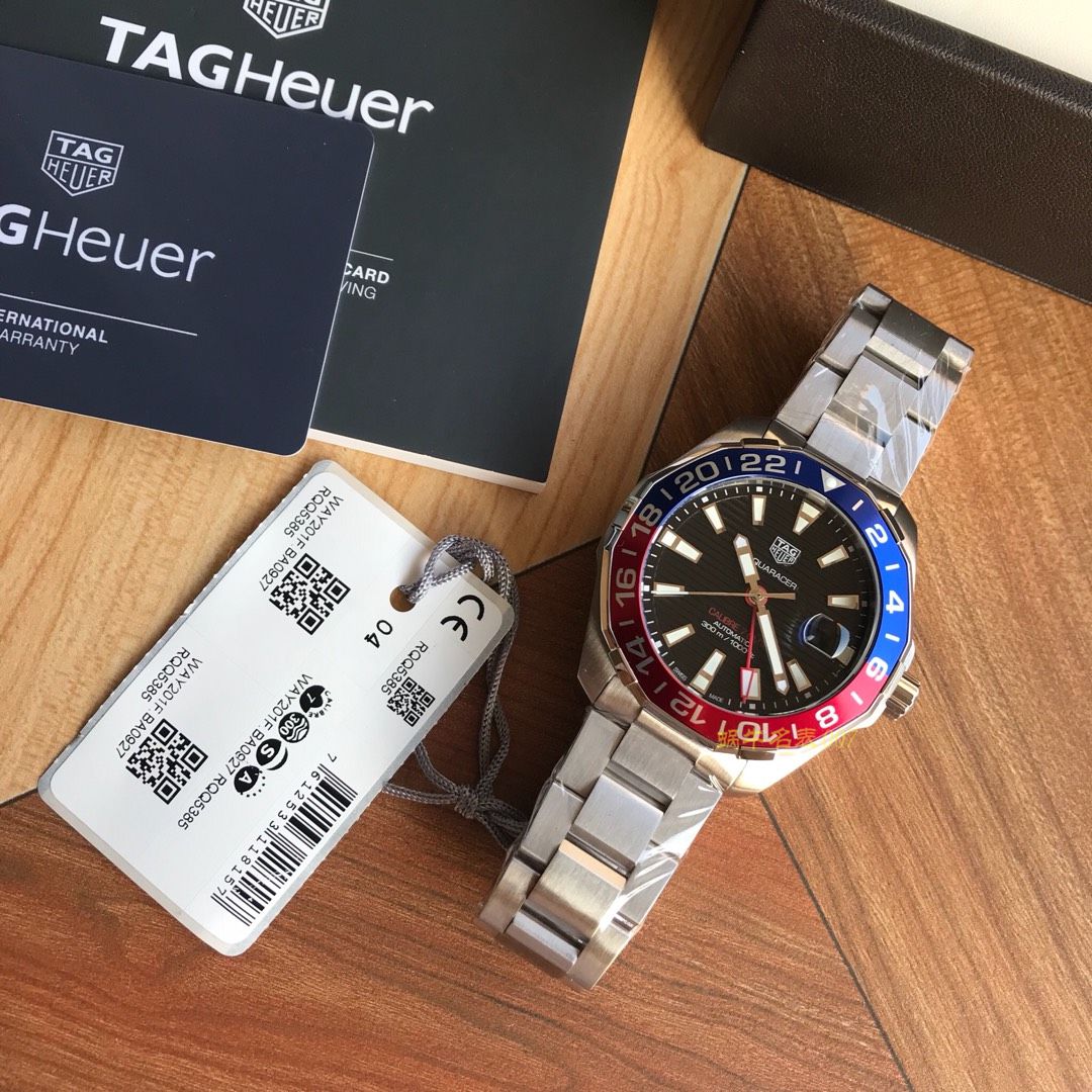 【渠道原单货】 TAG Heuer 竞潜系列WAY201F.BA0927GMT wrist watch  / TG067
