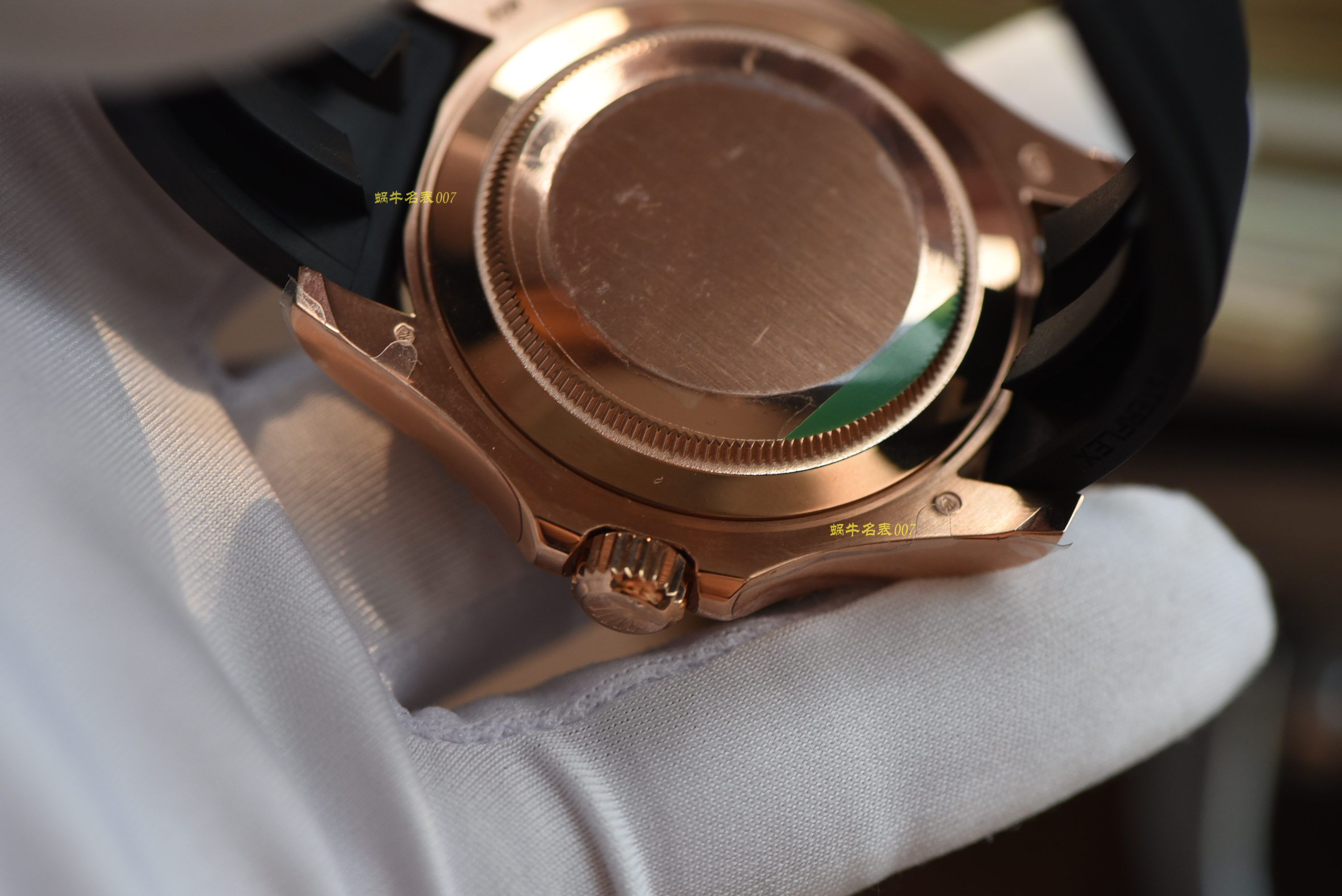 【 Video analysis 】AR Rolex  Yacht-Master 系列116655-Oysterflex bracelet wrist watch （AR一比一高仿 Rolex 金游艇） / R312