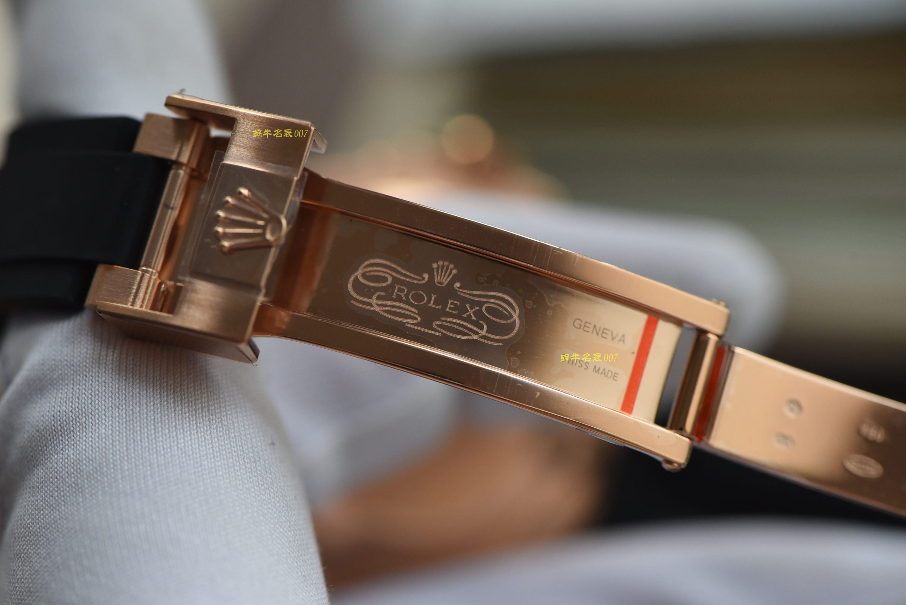 【 Video analysis 】AR Rolex  Yacht-Master 系列116655-Oysterflex bracelet wrist watch （AR一比一高仿 Rolex 金游艇） / R312