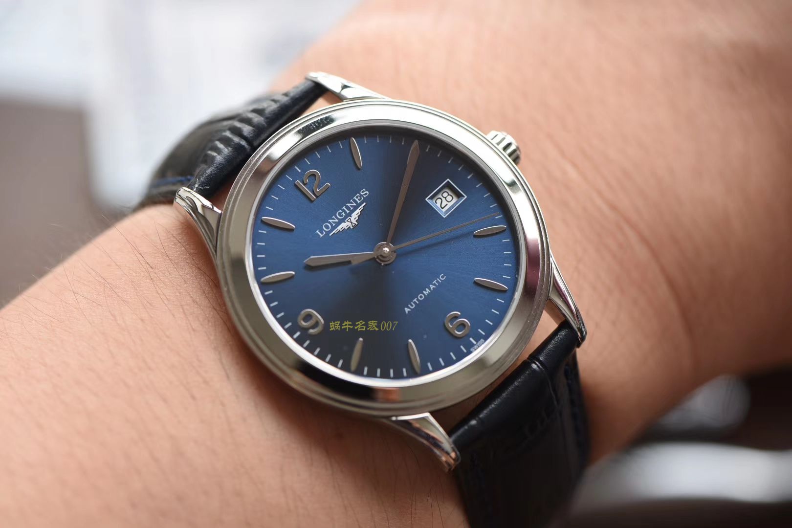  Longines 优雅军旗系列 L4.874.4.12.6，L4.874.4.96.6等男士机械 wrist watch 【 Longines 军旗系列精品❗ 超薄1：1 top 高仿版本～】 / L109