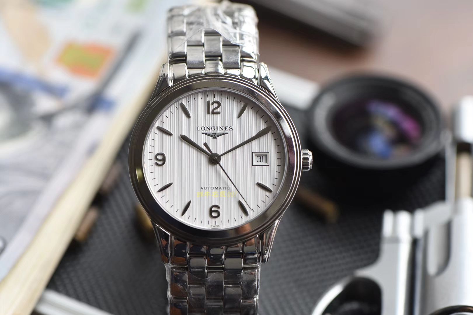  Longines 优雅军旗系列 L4.874.4.12.6，L4.874.4.96.6等男士机械 wrist watch 【 Longines 军旗系列精品❗ 超薄1：1 top 高仿版本～】 / L109