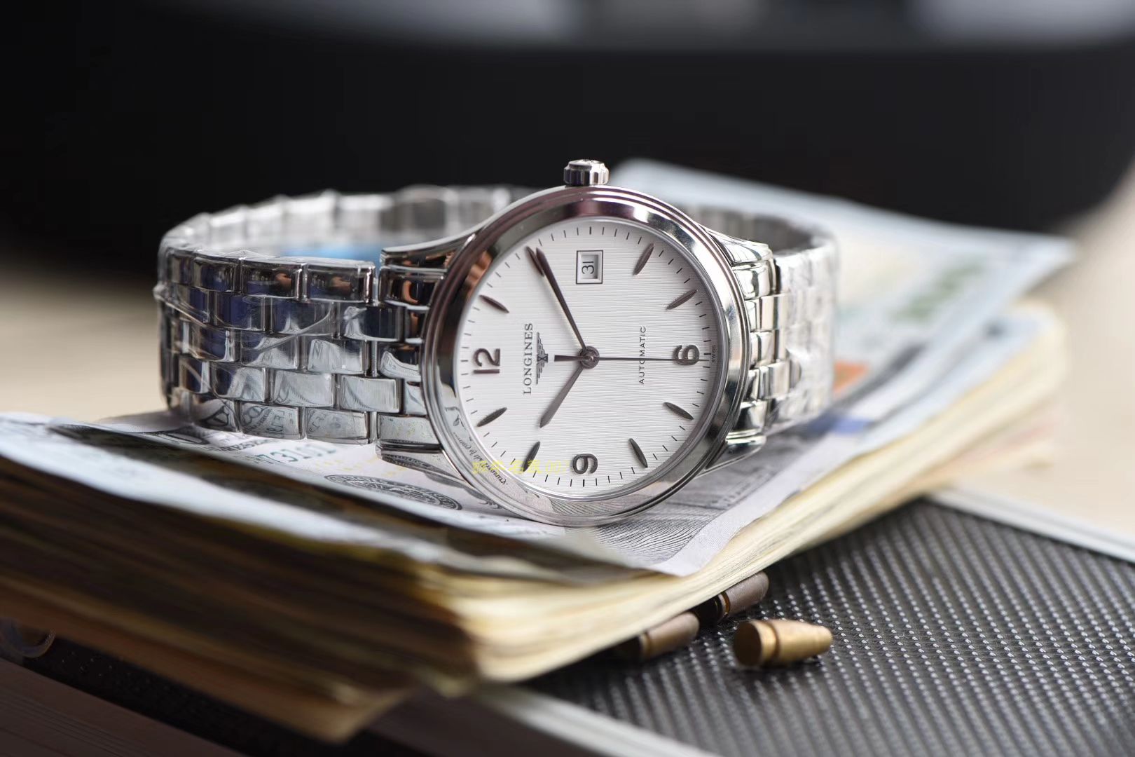  Longines 优雅军旗系列 L4.874.4.12.6，L4.874.4.96.6等男士机械 wrist watch 【 Longines 军旗系列精品❗ 超薄1：1 top 高仿版本～】 / L109