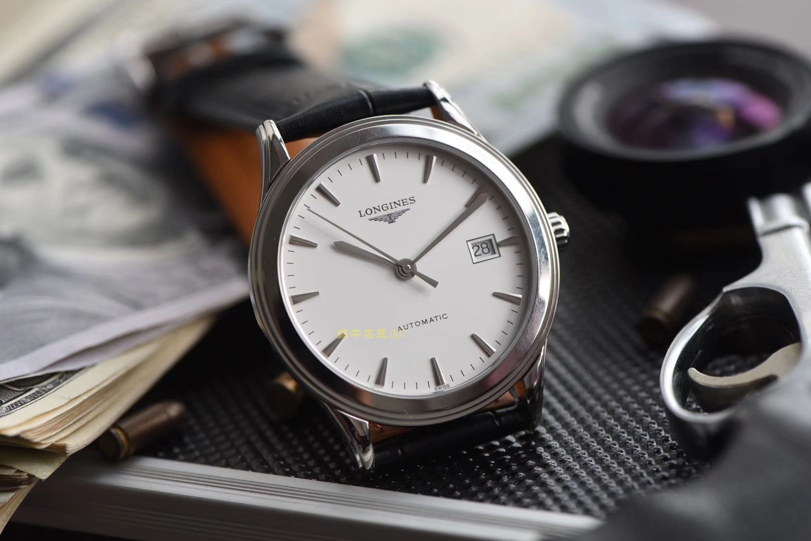  Longines 优雅军旗系列 L4.874.4.12.6，L4.874.4.96.6等男士机械 wrist watch 【 Longines 军旗系列精品❗ 超薄1：1 top 高仿版本～】 / L109