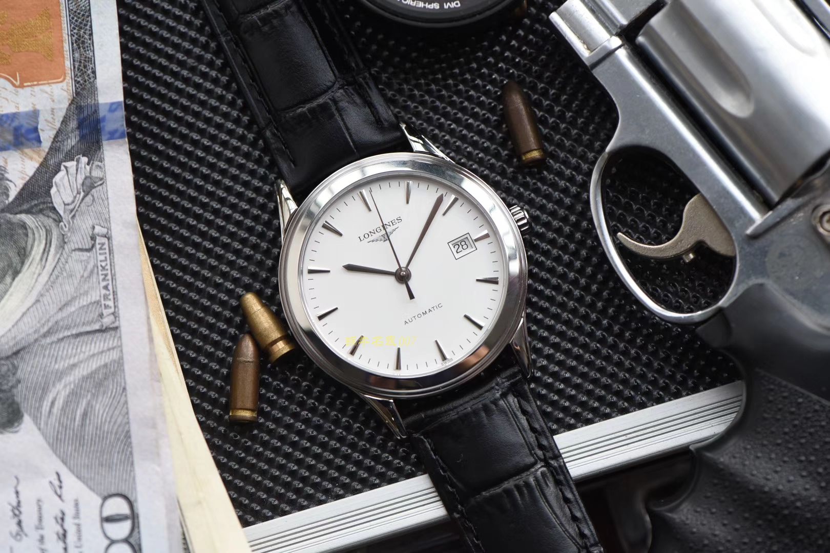  Longines 优雅军旗系列 L4.874.4.12.6，L4.874.4.96.6等男士机械 wrist watch 【 Longines 军旗系列精品❗ 超薄1：1 top 高仿版本～】 / L109