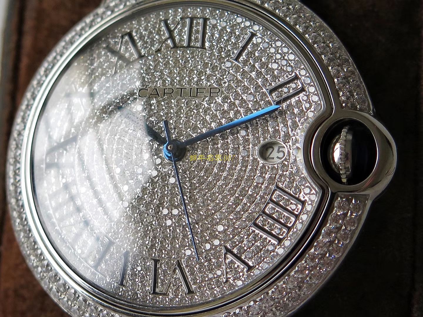 【TW一比一高仿】] Cartier  神豪级满钻版42mm大气球W69006Z2（全玫瑰金版）以及WE9009Z3（全白金版） wrist watch  / K213