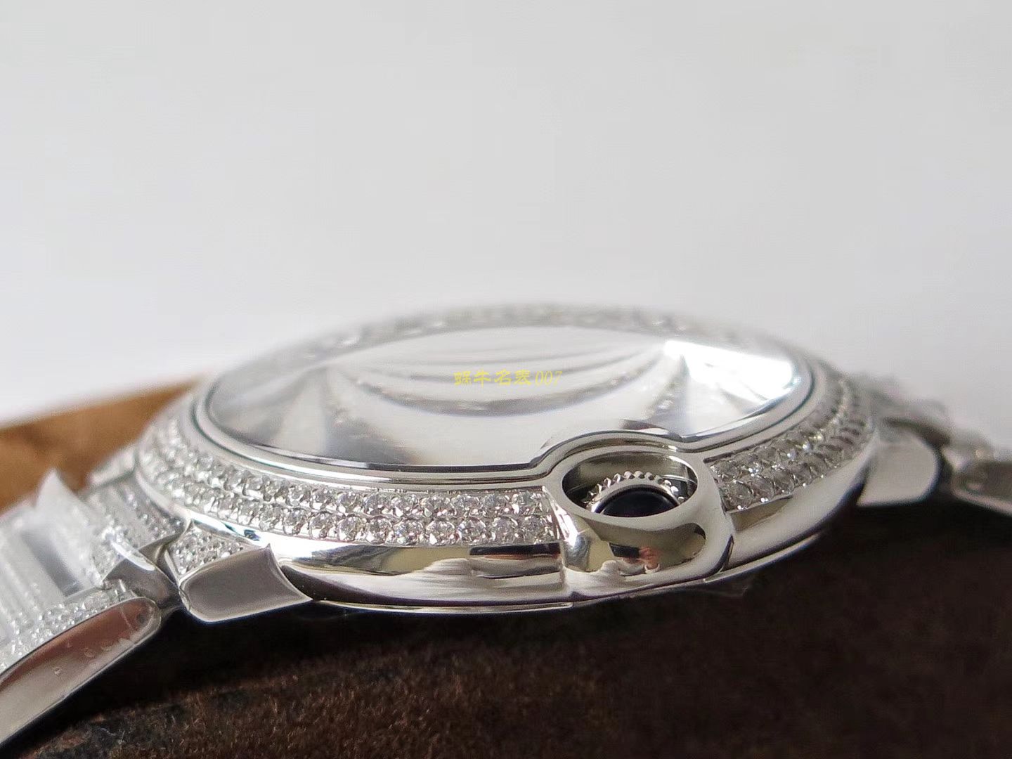 【TW一比一高仿】] Cartier  神豪级满钻版42mm大气球W69006Z2（全玫瑰金版）以及WE9009Z3（全白金版） wrist watch  / K213