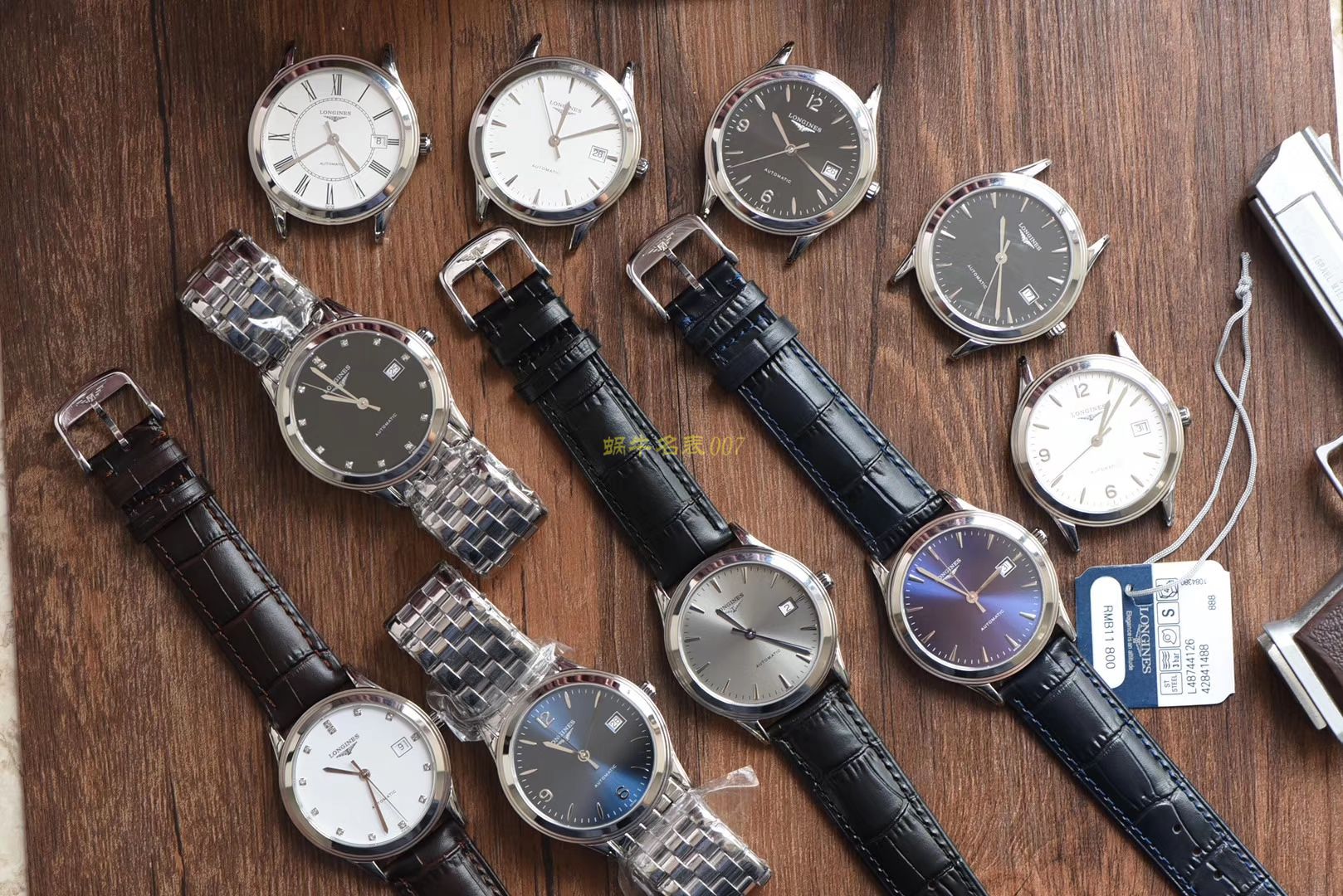  Longines 优雅军旗系列 L4.874.4.12.6，L4.874.4.96.6等男士机械 wrist watch 【 Longines 军旗系列精品❗ 超薄1：1 top 高仿版本～】 / L109