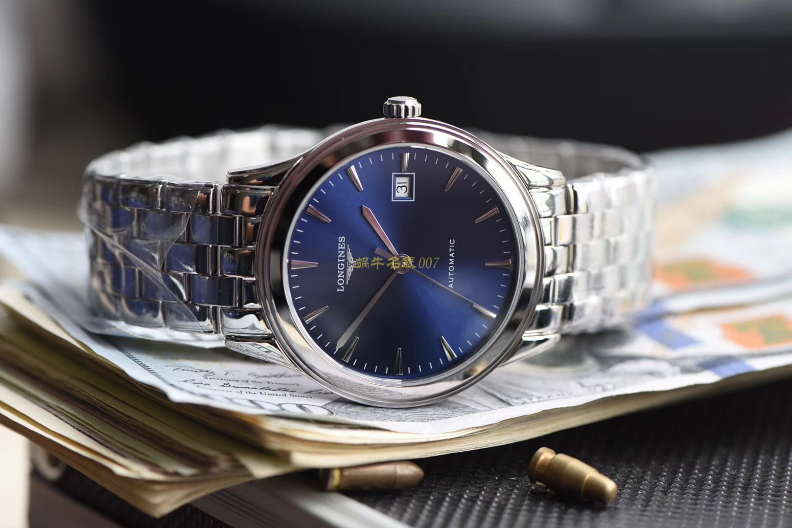  Longines 优雅军旗系列 L4.874.4.12.6，L4.874.4.96.6等男士机械 wrist watch 【 Longines 军旗系列精品❗ 超薄1：1 top 高仿版本～】 / L109