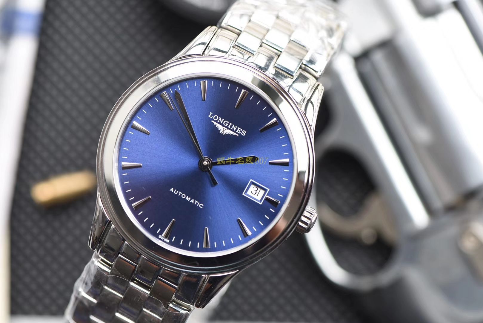  Longines 优雅军旗系列 L4.874.4.12.6，L4.874.4.96.6等男士机械 wrist watch 【 Longines 军旗系列精品❗ 超薄1：1 top 高仿版本～】 / L109