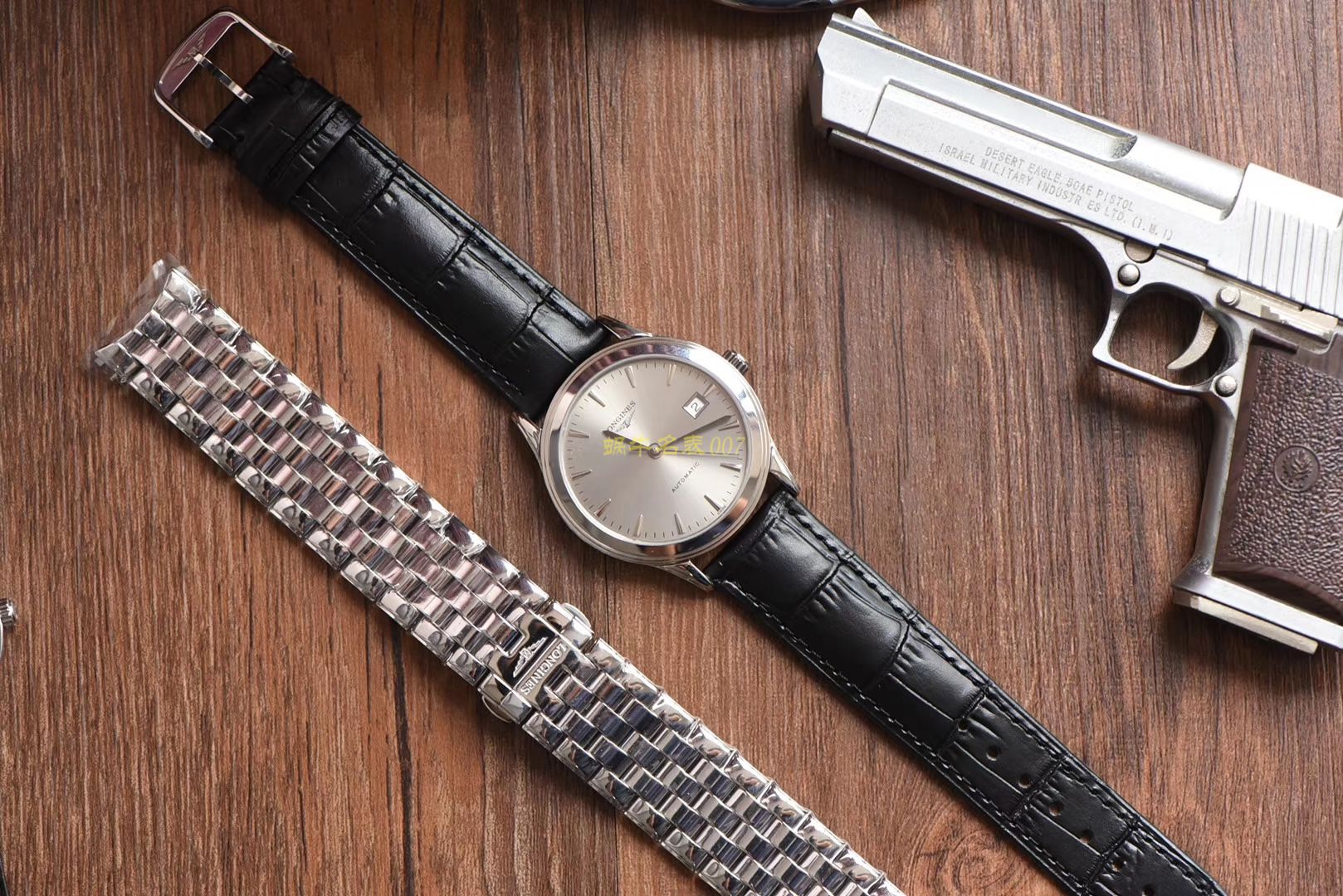  Longines 优雅军旗系列 L4.874.4.12.6，L4.874.4.96.6等男士机械 wrist watch 【 Longines 军旗系列精品❗ 超薄1：1 top 高仿版本～】 / L109
