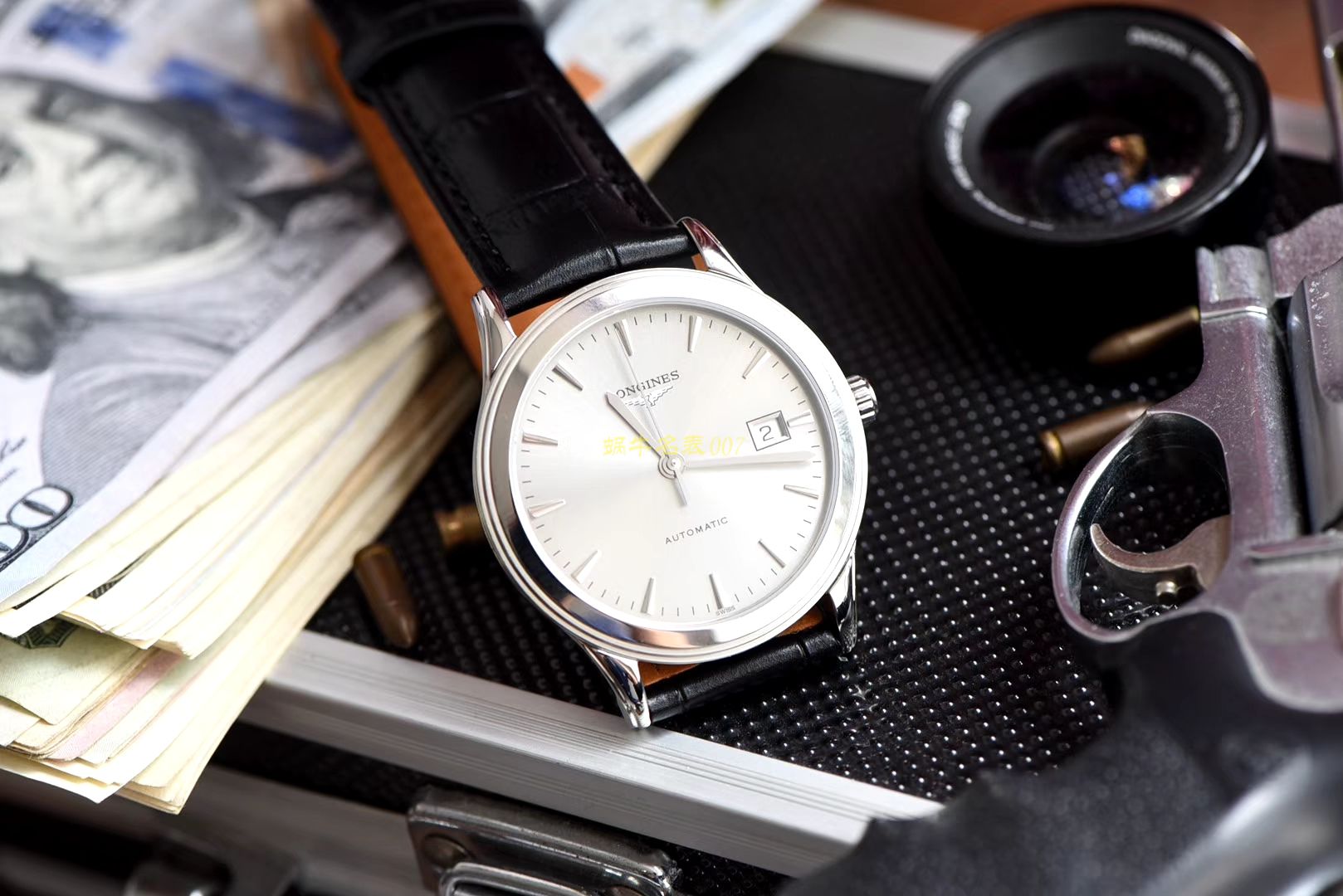  Longines 优雅军旗系列 L4.874.4.12.6，L4.874.4.96.6等男士机械 wrist watch 【 Longines 军旗系列精品❗ 超薄1：1 top 高仿版本～】 / L109