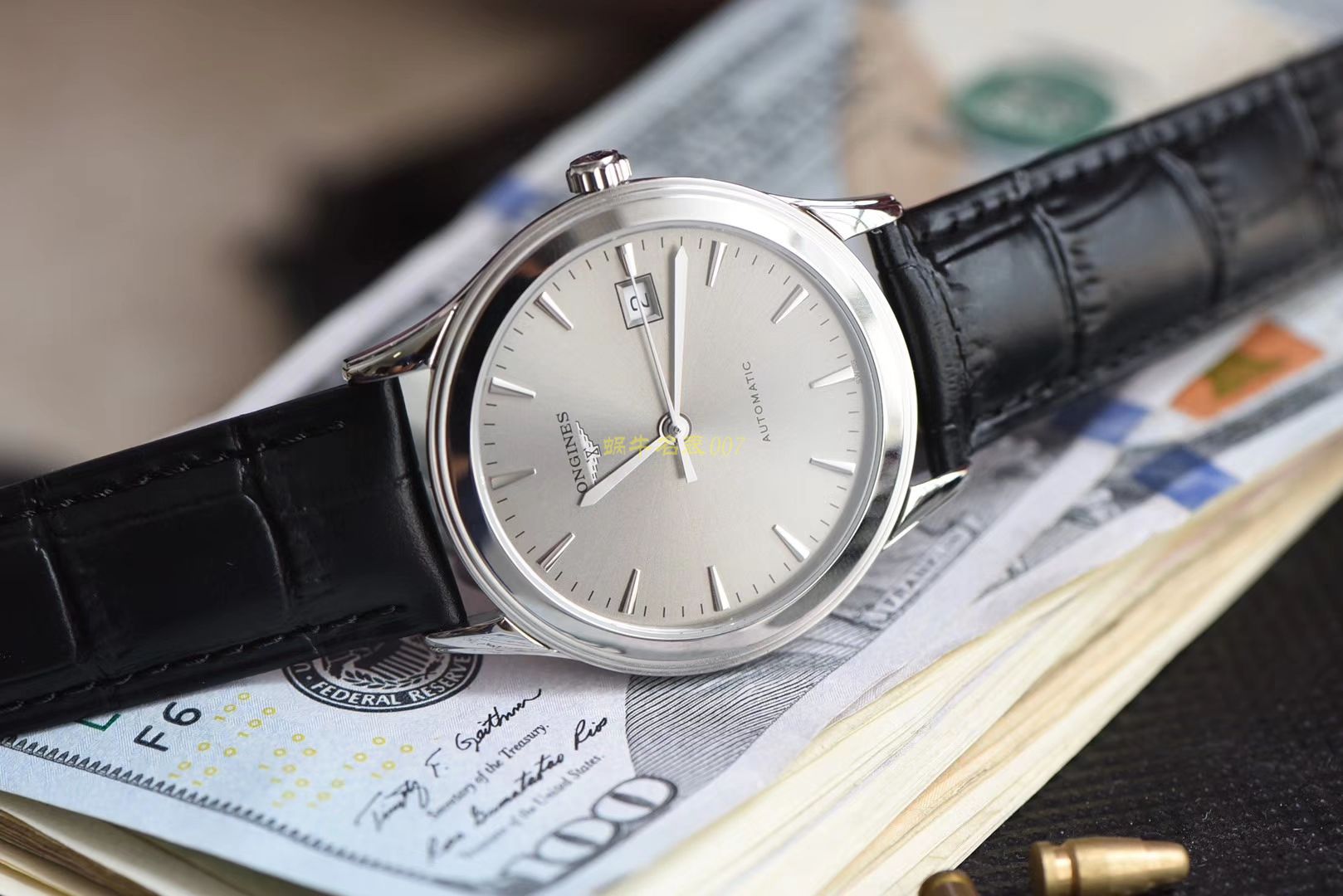 Longines 优雅军旗系列 L4.874.4.12.6，L4.874.4.96.6等男士机械 wrist watch 【 Longines 军旗系列精品❗ 超薄1：1 top 高仿版本～】 / L109