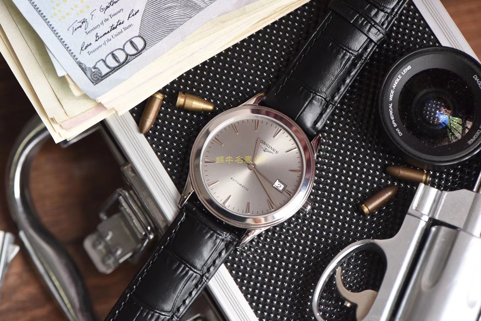  Longines 优雅军旗系列 L4.874.4.12.6，L4.874.4.96.6等男士机械 wrist watch 【 Longines 军旗系列精品❗ 超薄1：1 top 高仿版本～】 / L109