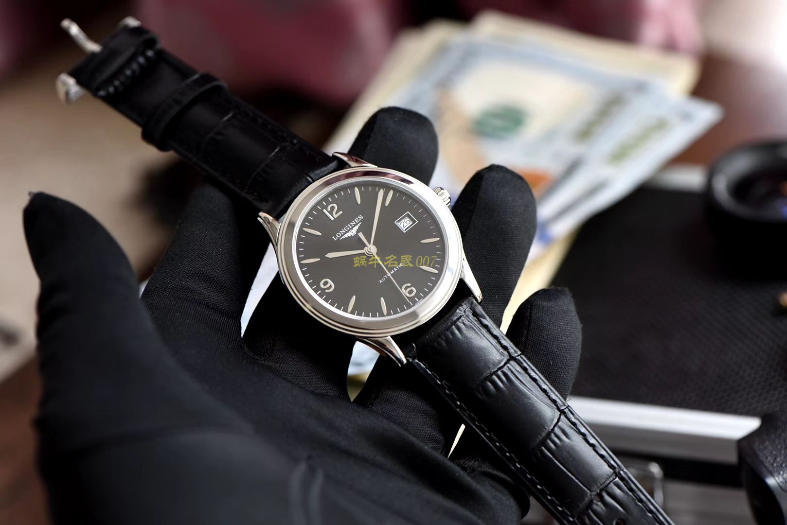  Longines 优雅军旗系列 L4.874.4.12.6，L4.874.4.96.6等男士机械 wrist watch 【 Longines 军旗系列精品❗ 超薄1：1 top 高仿版本～】 / L109
