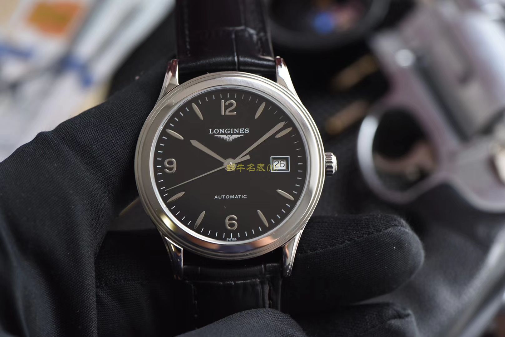  Longines 优雅军旗系列 L4.874.4.12.6，L4.874.4.96.6等男士机械 wrist watch 【 Longines 军旗系列精品❗ 超薄1：1 top 高仿版本～】 / L109