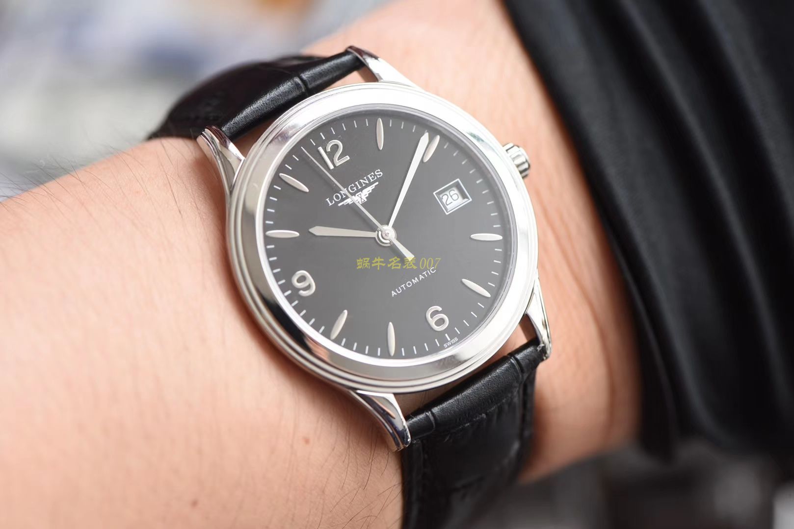  Longines 优雅军旗系列 L4.874.4.12.6，L4.874.4.96.6等男士机械 wrist watch 【 Longines 军旗系列精品❗ 超薄1：1 top 高仿版本～】 / L109