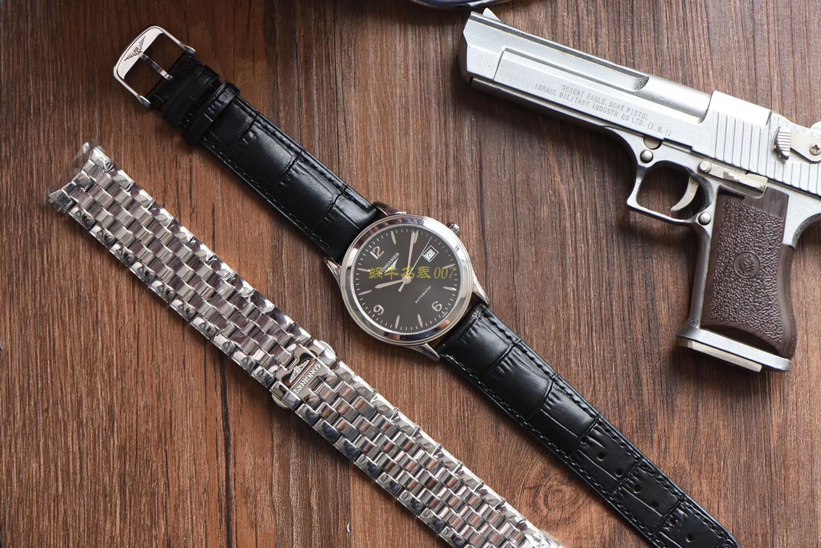  Longines 优雅军旗系列 L4.874.4.12.6，L4.874.4.96.6等男士机械 wrist watch 【 Longines 军旗系列精品❗ 超薄1：1 top 高仿版本～】 / L109