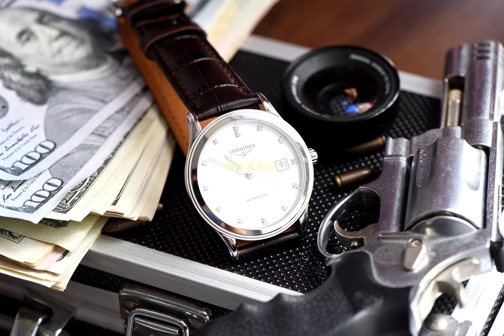  Longines 优雅军旗系列 L4.874.4.12.6，L4.874.4.96.6等男士机械 wrist watch 【 Longines 军旗系列精品❗ 超薄1：1 top 高仿版本～】 / L109