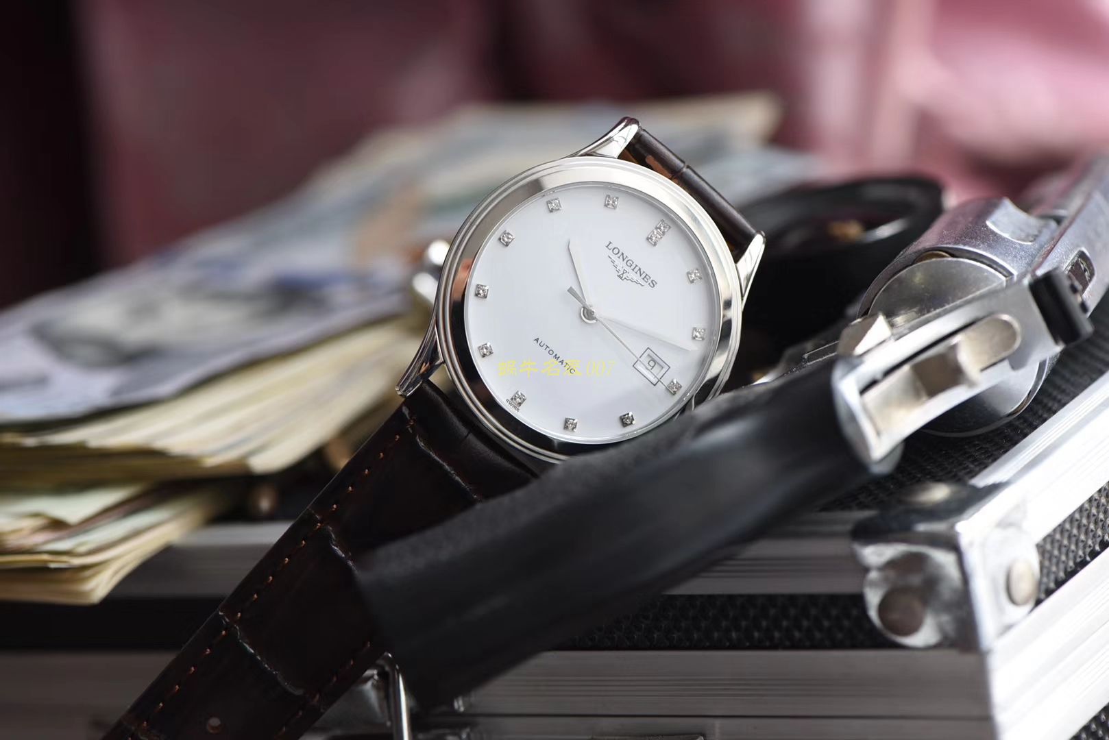  Longines 优雅军旗系列 L4.874.4.12.6，L4.874.4.96.6等男士机械 wrist watch 【 Longines 军旗系列精品❗ 超薄1：1 top 高仿版本～】 / L109