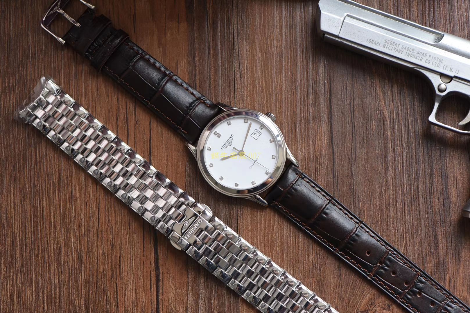  Longines 优雅军旗系列 L4.874.4.12.6，L4.874.4.96.6等男士机械 wrist watch 【 Longines 军旗系列精品❗ 超薄1：1 top 高仿版本～】 / L109