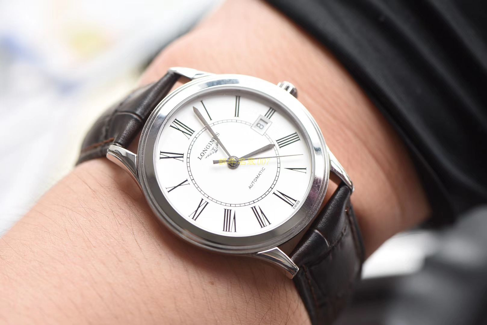  Longines 优雅军旗系列 L4.874.4.12.6，L4.874.4.96.6等男士机械 wrist watch 【 Longines 军旗系列精品❗ 超薄1：1 top 高仿版本～】 / L109