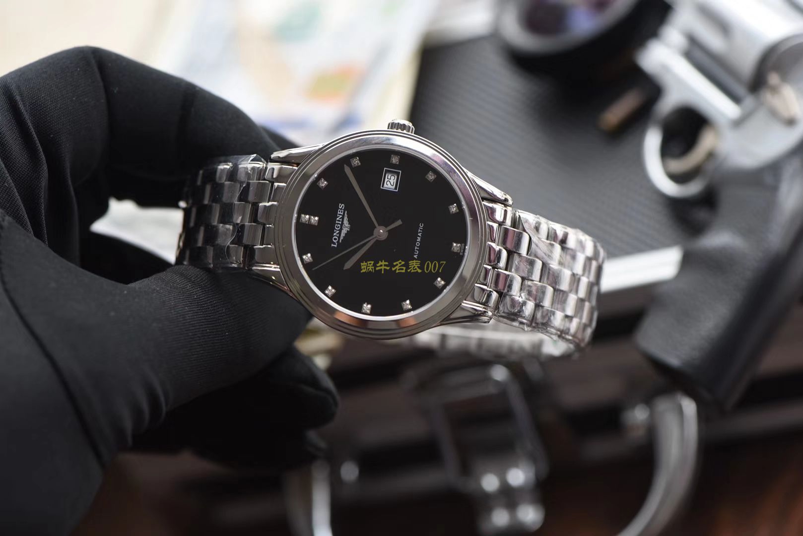  Longines 优雅军旗系列 L4.874.4.12.6，L4.874.4.96.6等男士机械 wrist watch 【 Longines 军旗系列精品❗ 超薄1：1 top 高仿版本～】 / L109