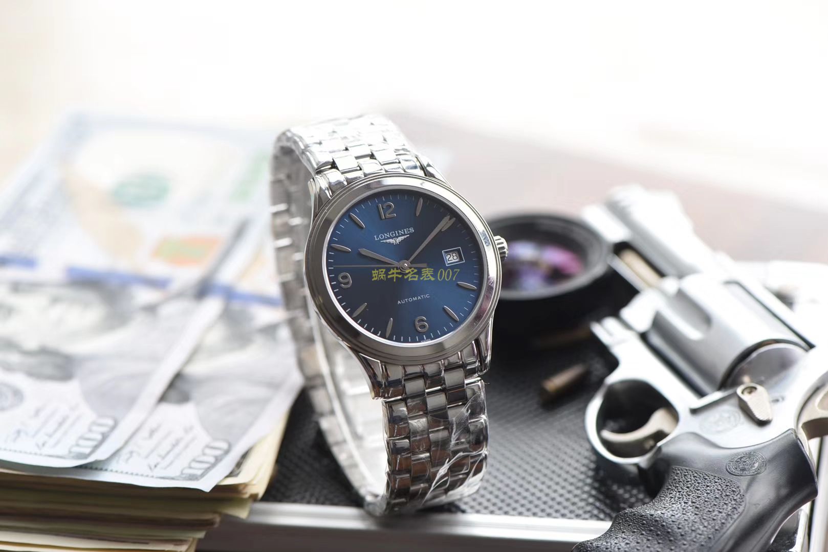  Longines 优雅军旗系列 L4.874.4.12.6，L4.874.4.96.6等男士机械 wrist watch 【 Longines 军旗系列精品❗ 超薄1：1 top 高仿版本～】 / L109
