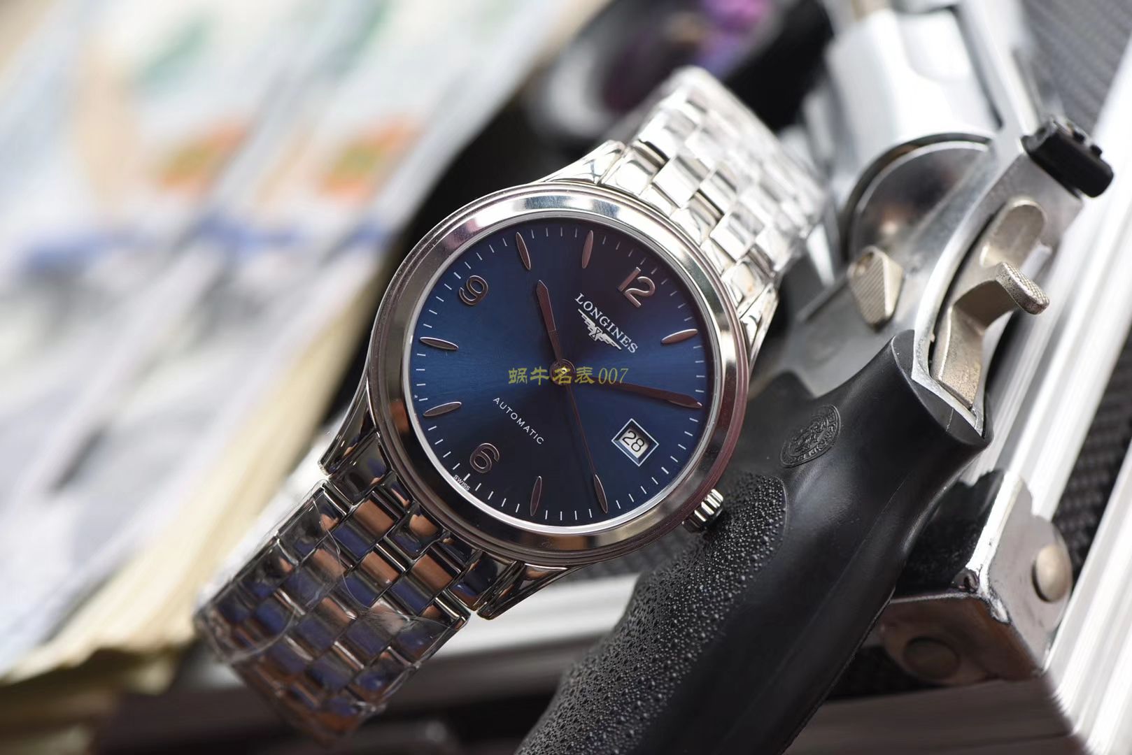  Longines 优雅军旗系列 L4.874.4.12.6，L4.874.4.96.6等男士机械 wrist watch 【 Longines 军旗系列精品❗ 超薄1：1 top 高仿版本～】 / L109