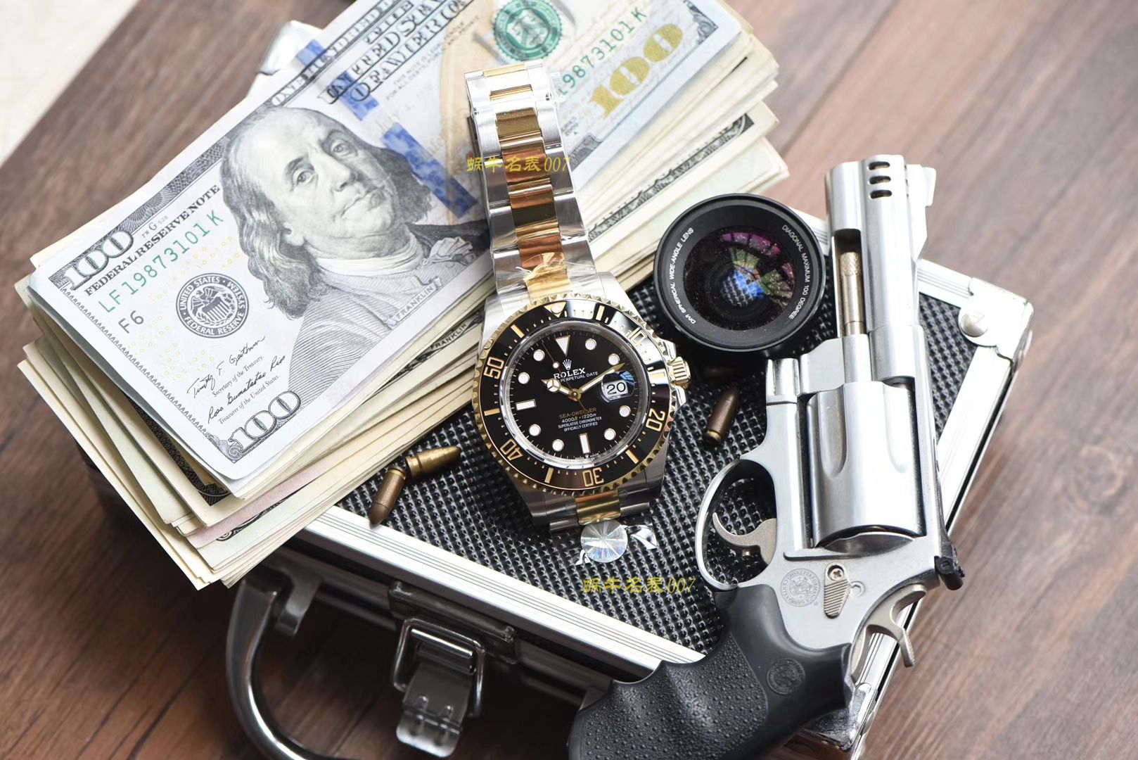 【AR Factory 一比一超A复刻高仿 Rolex 单黄间金鬼王最强副本】 Rolex SEA-DEWLLER 126603海使型系列m126603-0001 wrist watch  / R313
