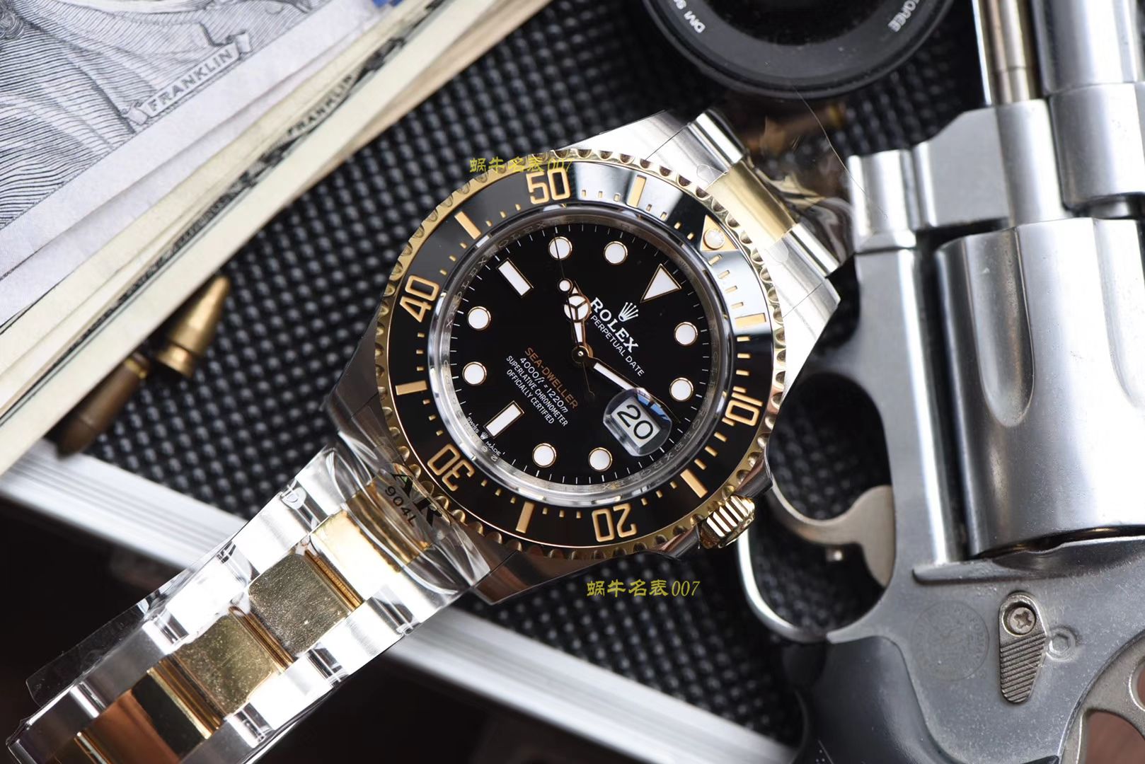 【AR Factory 一比一超A复刻高仿 Rolex 单黄间金鬼王最强副本】 Rolex SEA-DEWLLER 126603海使型系列m126603-0001 wrist watch  / R313