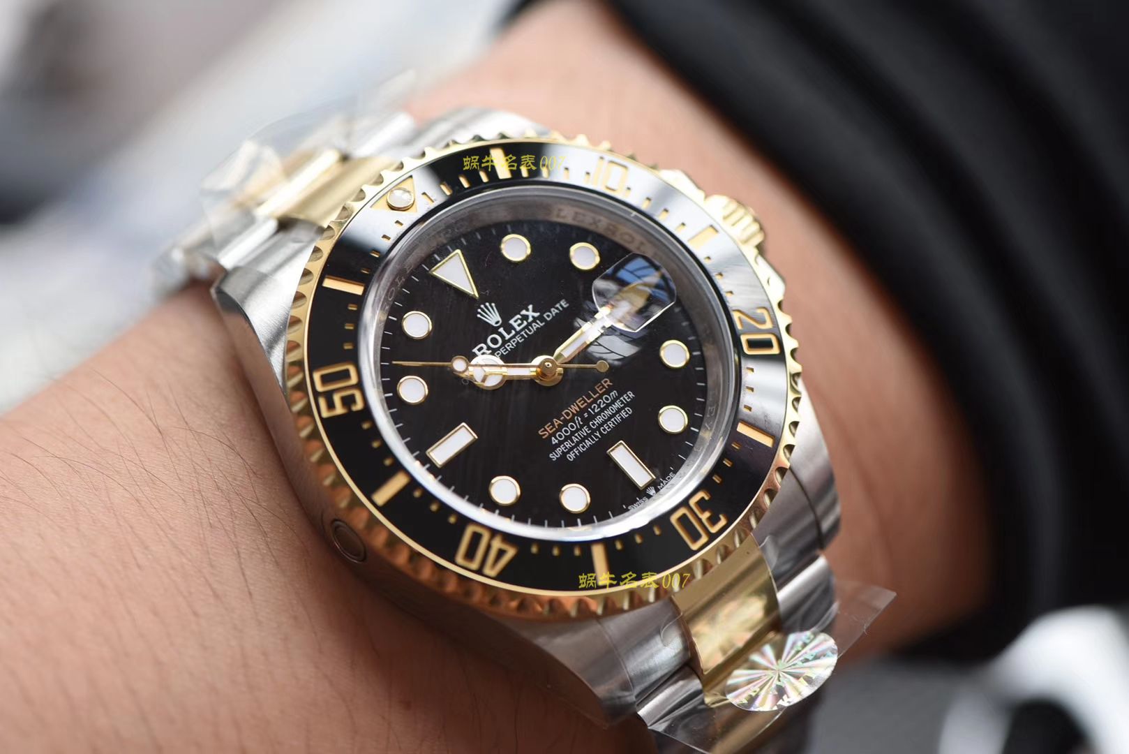 【AR Factory 一比一超A复刻高仿 Rolex 单黄间金鬼王最强副本】 Rolex SEA-DEWLLER 126603海使型系列m126603-0001 wrist watch  / R313